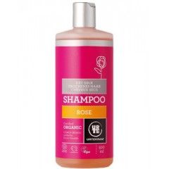 Champú de rosa para cabello seco, bio, 500ml, Urtekram