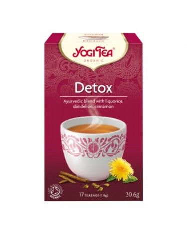 Infusión Bio "Detox" desintoxicante 15 bolsitas, Yogi Tea