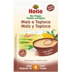 Papillas Holle de Harina de maíz y tapioca ecológica, 250 g Holle