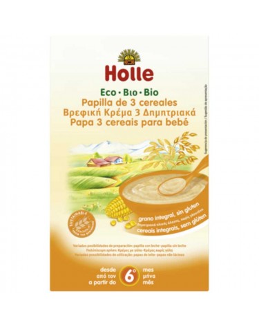 Papillas de Cereales Integrales Ecológicos, 250 g Holle